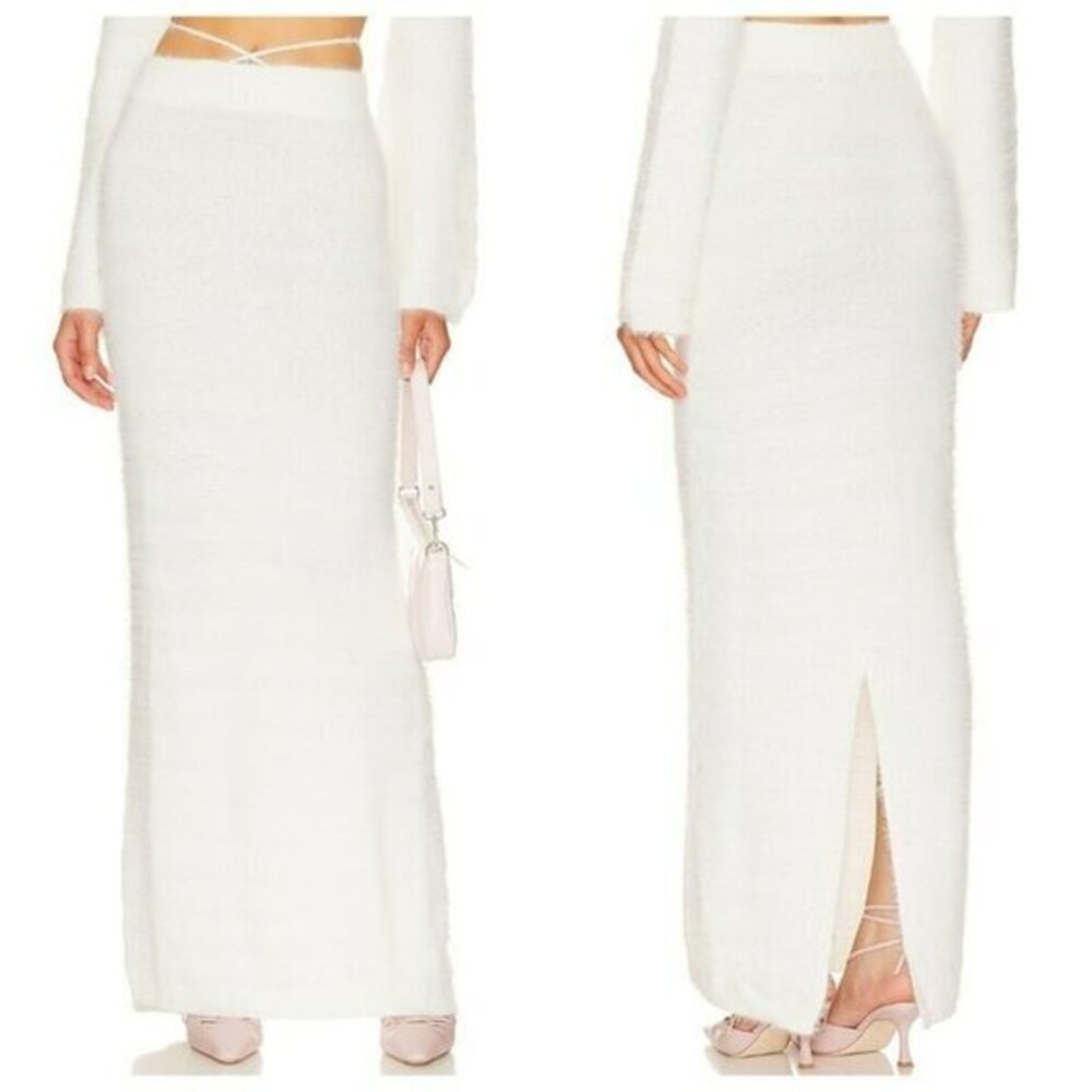 MORE TO COME Octavia Skirt - White
